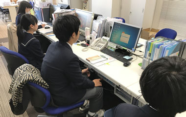 仙台自分づくり教育（中学校における職場体験活動）受入れ